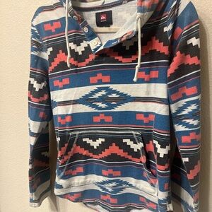 Quiksilver Multicolor Patterned Hoodie